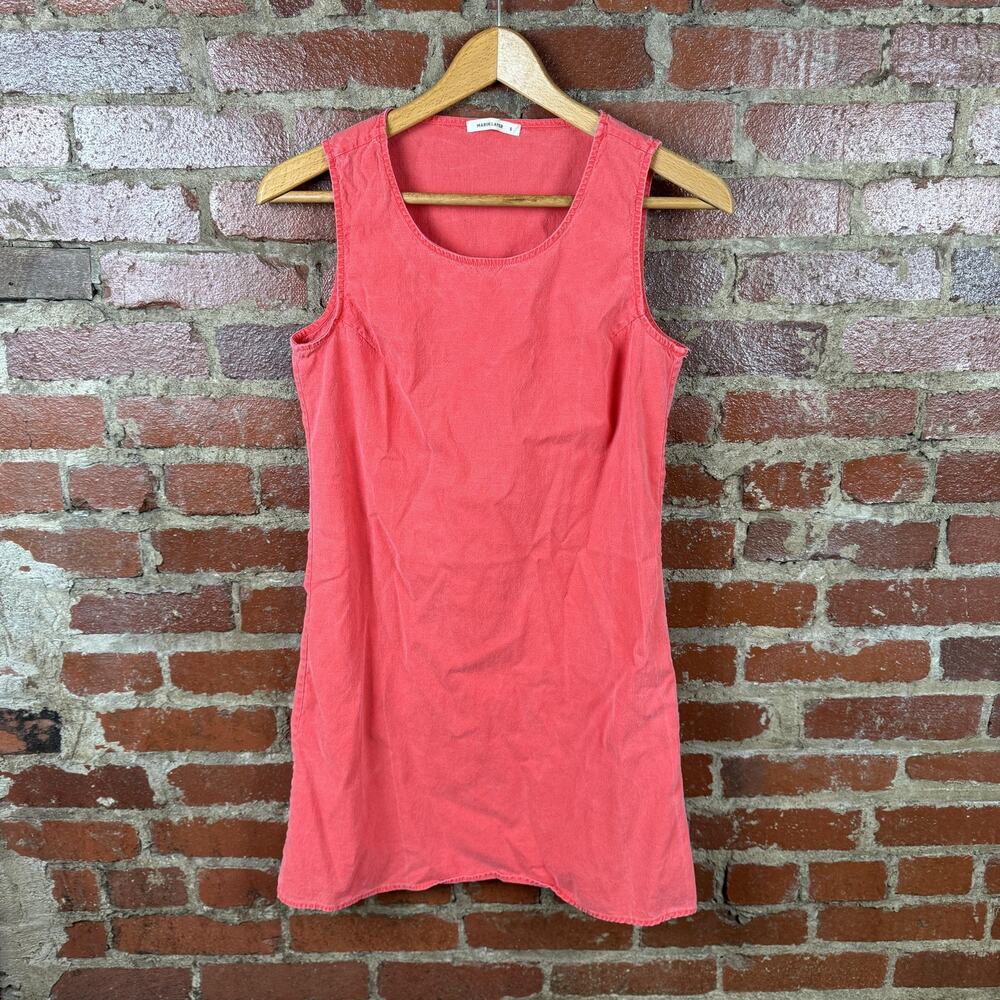 Marine Layer Dress Womens Small Pink Sleeveless Tank Mini Casual Summer Travel